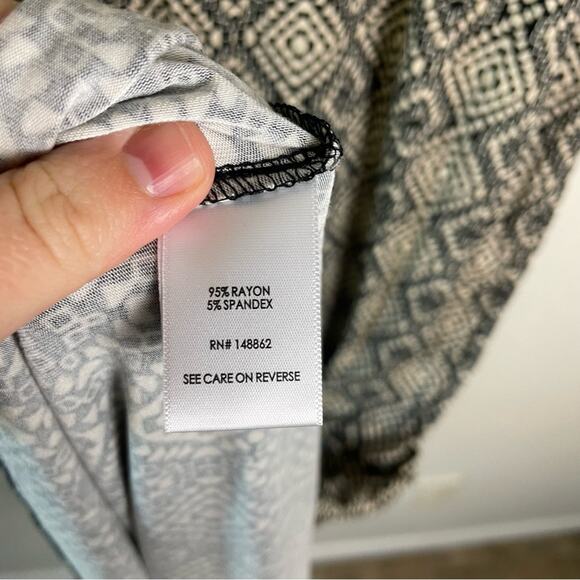 Torrid Ditsy Tribal Print Maxi Super Soft Slit Dress 2X NWT 40360865 Maxi Dress - Picture 12 of 15